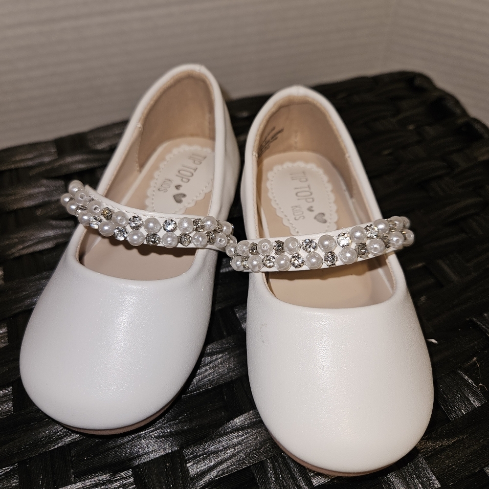 Tip Top Kids Girls Shoe Style S116 Infant and Toddler Shoe with Rhinestone (5)